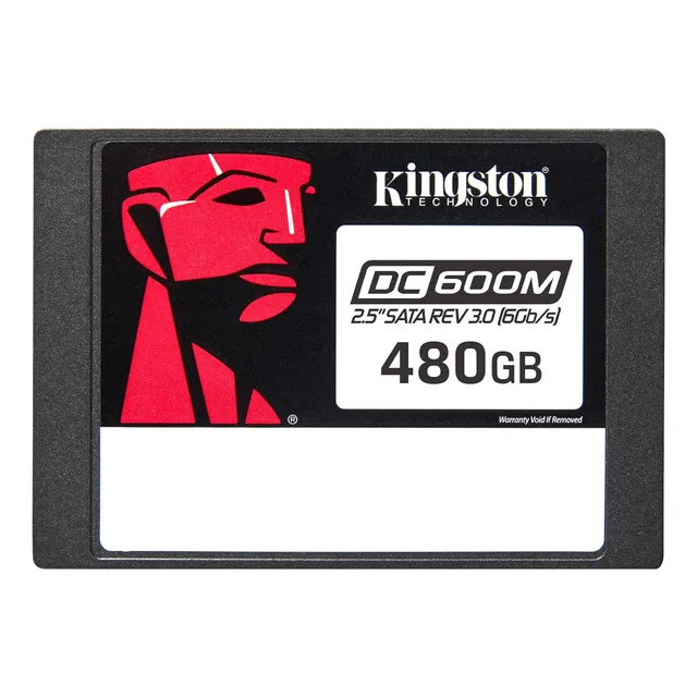 Disco sólido SSD interno Kingston SEDC600M/480G SATA 480GB negro