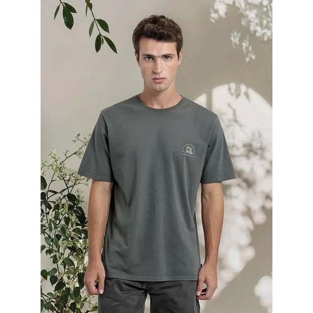 Polera Manga Corta Hombre Algodón Orgánico Traveling Froens