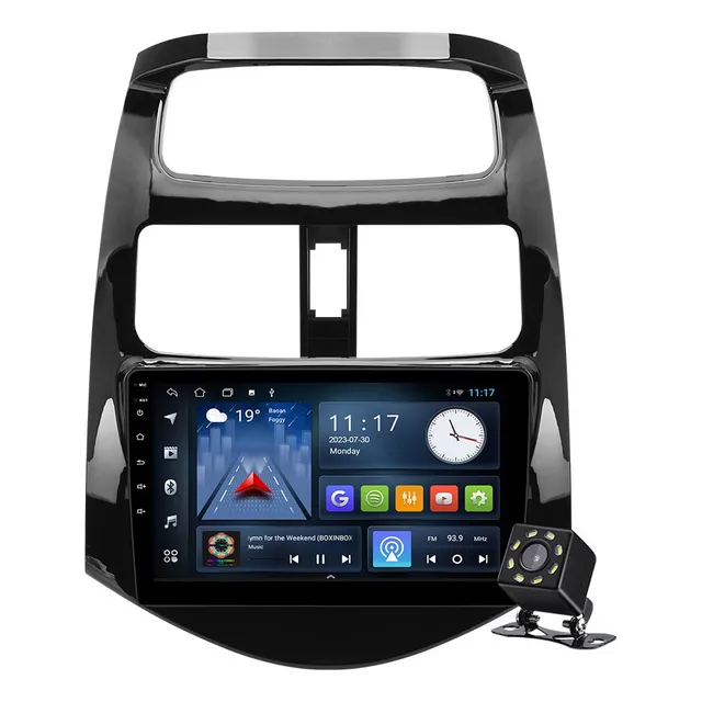 Estéreo Cámara Para Chevrolet Spark 2009-2014 Gps Fm Frente