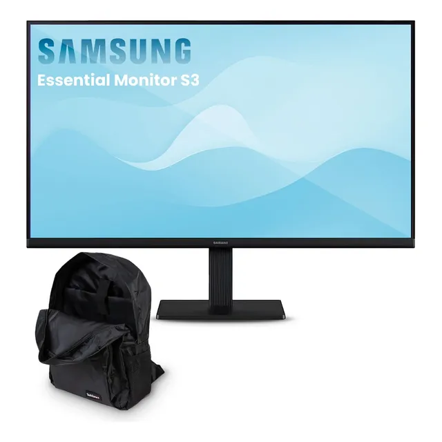 Monitor Samsung S3 27'' Fhd Ls27d300galxzx Hdmi + Mochila