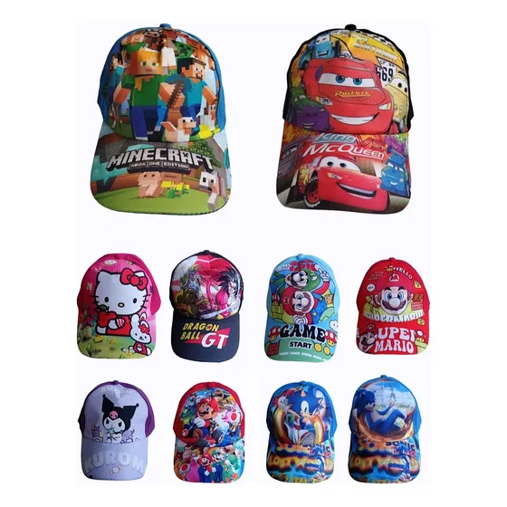 Gorras Para Niños Amoung Us, Superhéroes, Sonic, Paw Patrol