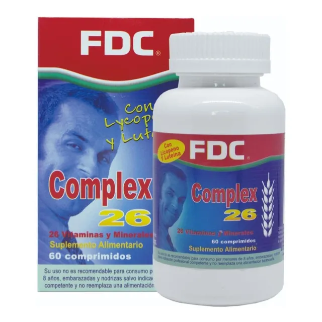 Multivitaminico - Complex 26 X 60 Comprimidos + Vit C Y Zinc