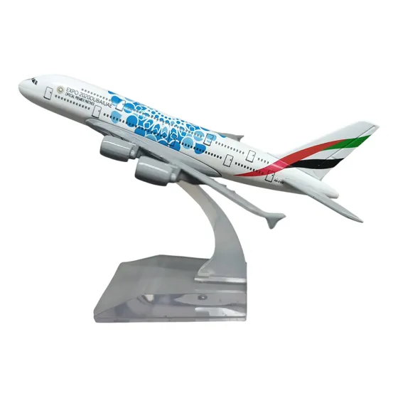 Airbus A380, Emirates, Escala 1:400, 16cms Largo, Metálico