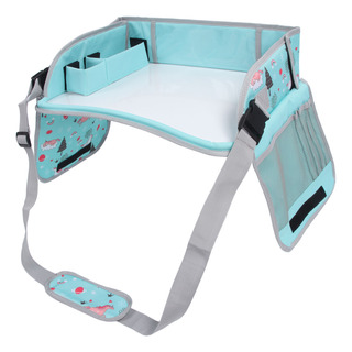 Mesa De Viaje Plegable Verde Para Niños, Bandeja Borrable Mesa De Viaje Plegable Verde Para Niños, Bandeja Borrable