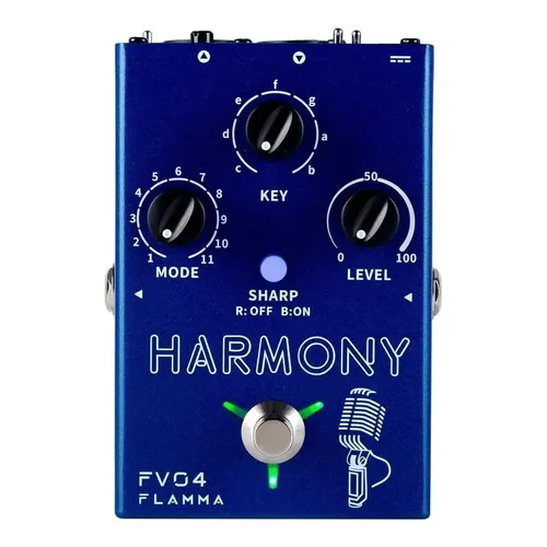 Pedal Vocal Mooer Harmonier MVP2 Reverb Guitarra 11 Modos Harmonia