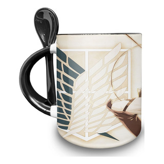 Taza Cuchara 11oz - Attack On Titan Shingeki No Kyojin Taza Cuchara 11oz - Attack On Titan Shingeki No Kyojin