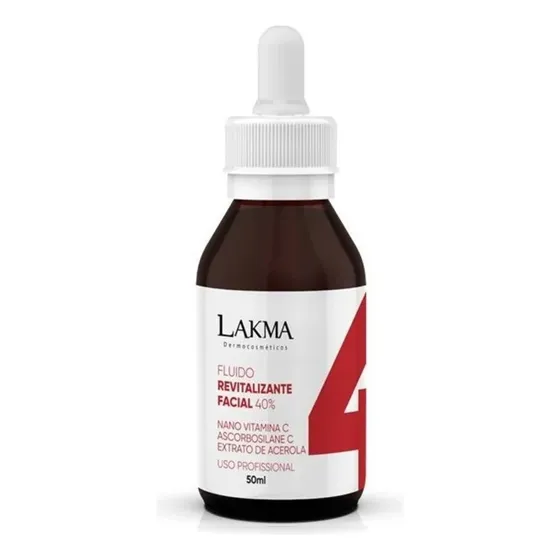 Nano Vitamina C Fluido Revitalizante 50ml Lakma Tipo De Pele Pele Envelhecida
