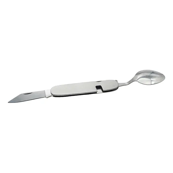 Utensilios Para Acampar 5 En 1: Cuchillo, Cuchara, Tenedor,