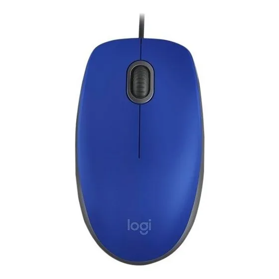 Mouse Raton Logitech M110 Silent Azul Optico Usb 1000 Dpi