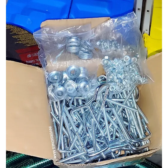 Gancho Techo 2x1 Corto Galvanizado Clase A X 100 Pzs