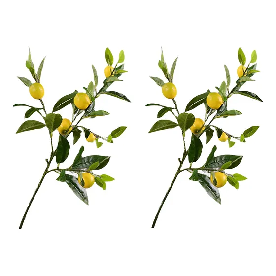 Moobom Rama Limon Artificial 2 Pua 35.8 In Color Amarillo