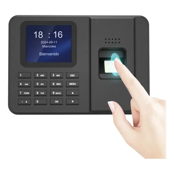 Reloj Checador Huella Biométrico Digital Memoria Internet