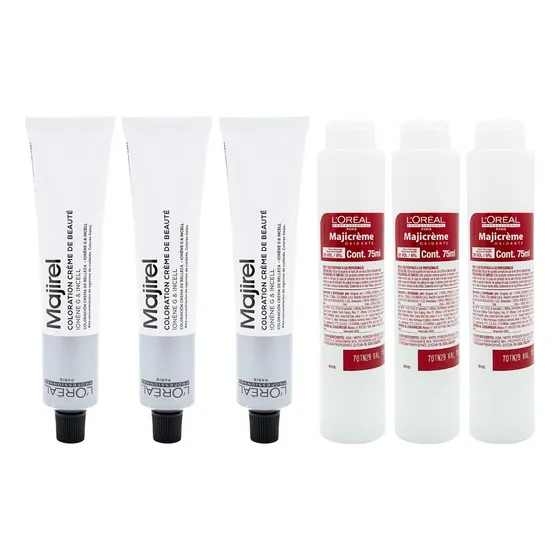 Majirel Loreal X3 Tinturas Coloración + 3 Oxidantes 75ml 