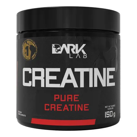 Creatina Monohidratada Em Pote 150g 100% Pura Dark Lab