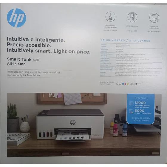 Impresora Hp Smart Tank 520