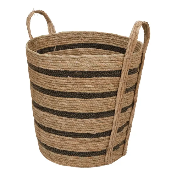 Contenedor Organizador Fibra Natural Premium Deco Hogar Xl