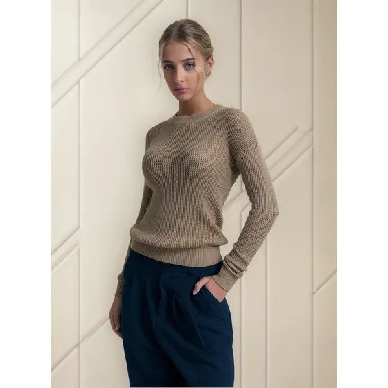 Sweater Red Calado Tejido En Bremer Proyecto Uno