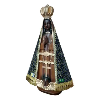 Imagem MĂŁe Nossa Senhora Aparecida 50cm Manto Azul E Dourado Imagem MĂŁe Nossa Senhora Aparecida 50cm Manto Azul E Dourado