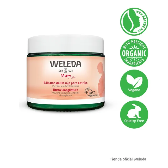 Bálsamo De Masaje Natural Para Estrías Weleda 150ml