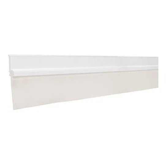 Zocalo Aluminio C/goma Blanco 1 Mt - Ynter Industrial