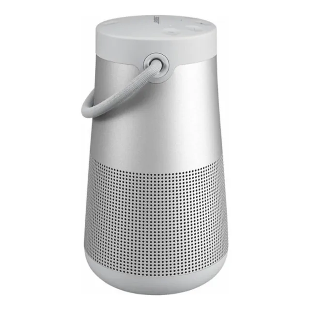 Parlante Bose SoundLink Revolve+ portátil con bluetooth waterproof luxe silver 220V