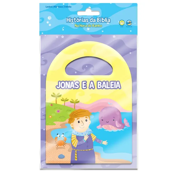 Jonas e a baleia: Hora do Banho Bíblico, de Machado, Viviane. Editorial Editora Vale das Letras LTDA, capa mole em português, 2019