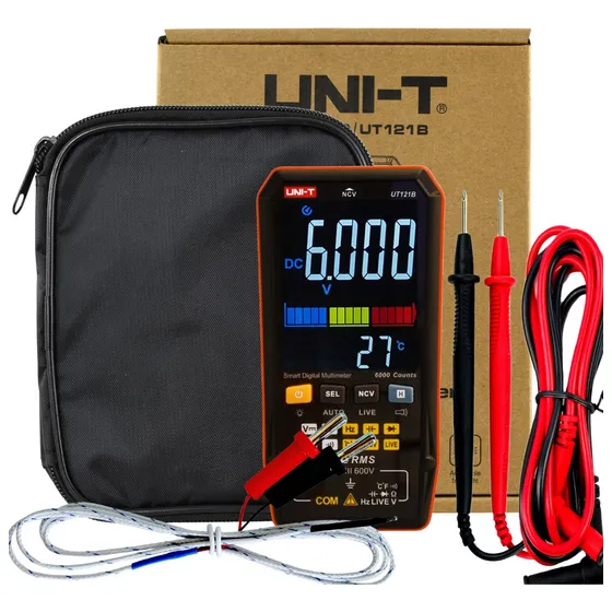 Tester Multímetro Inteligente Ut121b Capacimetro Temperatura