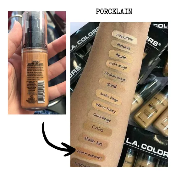 Base Truly Matte L.a Colors Original Cobertura Alta Completa