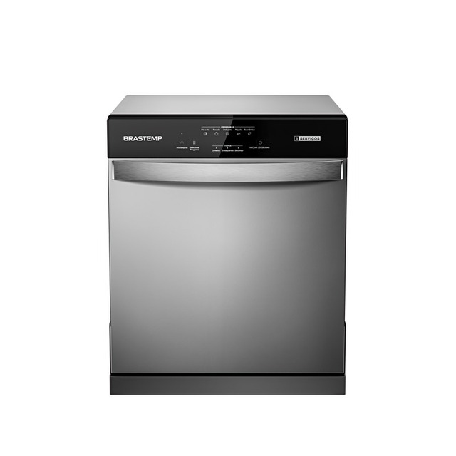 Lava Louças Blf08bs 8 Serviços Cor Prateado Brastemp