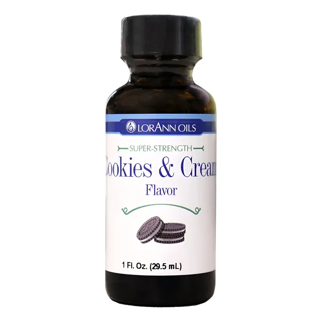 Lorann Cookies & Cream Ss Flavor, Botella De 1 Onza