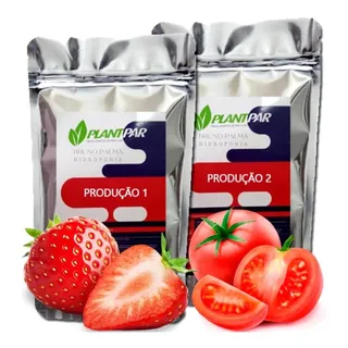 Hidroponia - Kit Nutrientes 1000 Litros - Morango E Tomate Hidroponia - Kit Nutrientes 1000 Litros - Morango E Tomate