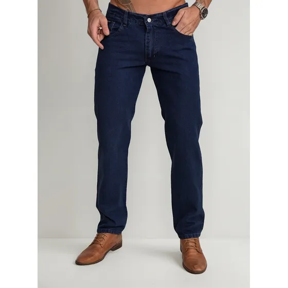 Pantalon Jean Recto Clasico Hombre Talle 48-54