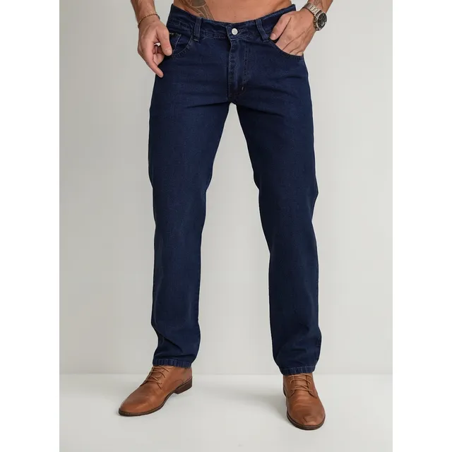 Pantalon Jean Recto Clasico Hombre Talle 48-54