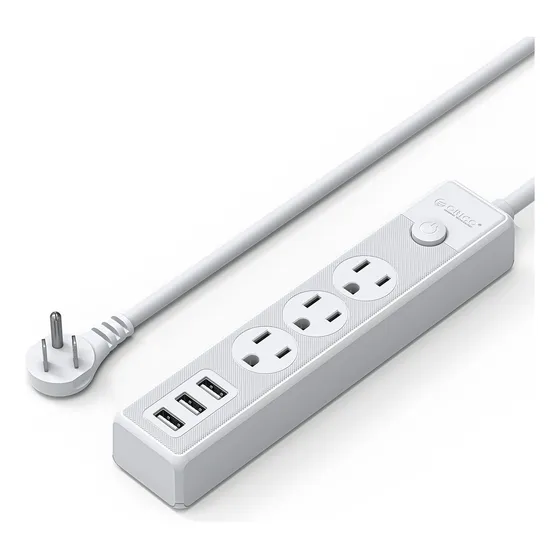 Orico Multicontacto 3 Enchufes 3 Usb-a Extensión 1.5m