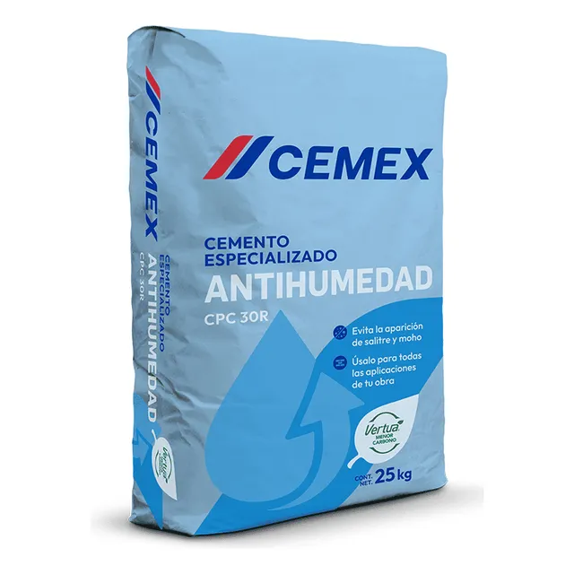 Cemento Especializado Antihumedad 25 Kg - Cemex
