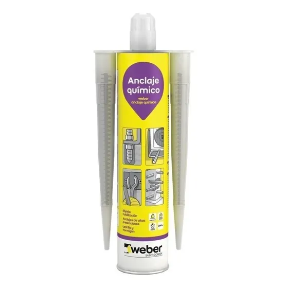 Anclaje Quimico Weber Pomo X 300 Ml