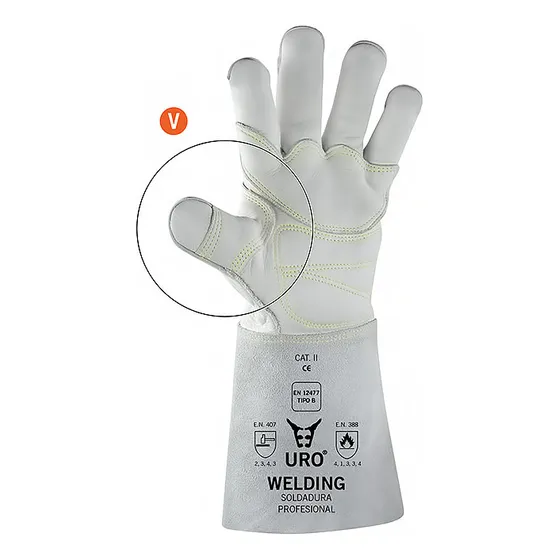 Guantes P/soldador 15  C/ref. Palma  Tepuy