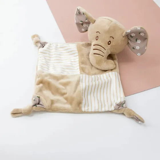 Trapo De Apego Elefante Color Beige