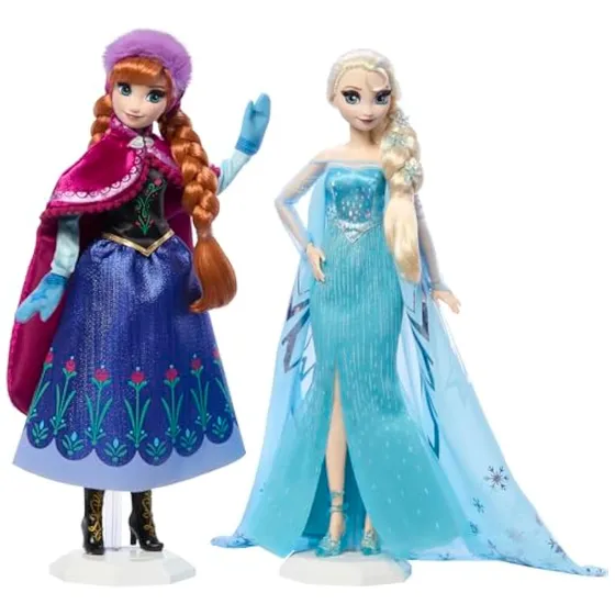 Mattel Frozen Anna &amp; Elsa - Juego De 2 Muñecas