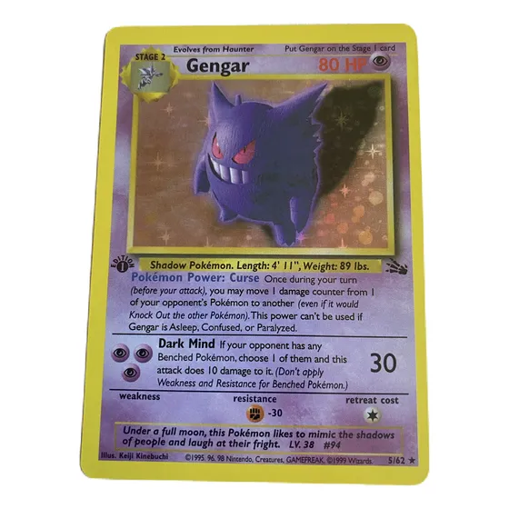 Juego De Carta Pokemon Alternativa Gengar