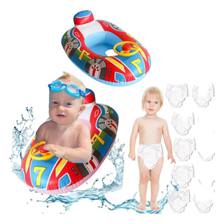Salvavidas Inflable Andadera Carro Volante +10pañal Acuatico Salvavidas Inflable Andadera Carro Volante +10pañal Acuatico