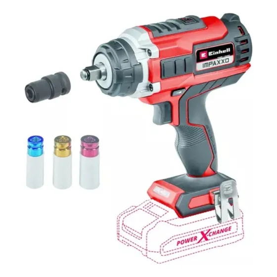 Llave Impacto Inalambrica Einhell Impaxxo 18/400 Pf Color Negro/rojo Frecuencia 50hz / 60hz