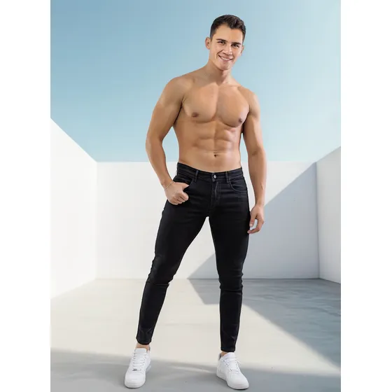 Jean Hurlintong Bota Slim Para Hombre 30272