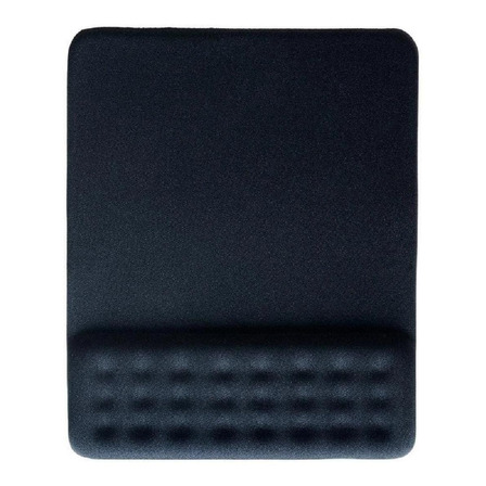 Mouse Pad Multilaser AC365 de poliéster 250mm x 200mm x 16mm preto