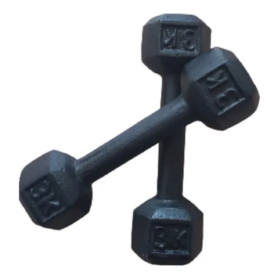 Par Mancuerna Pesa Gym 3 Kilos Kg (total 6 Kg)