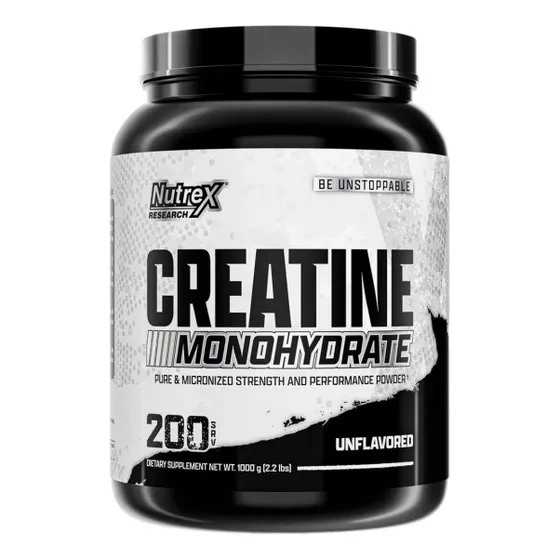 Creatina Monohydrate Nutrex Creatine Drive Black 1kg 200 Servicios Sabor Sin sabor