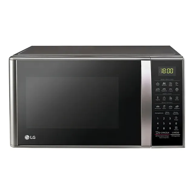 Micro-ondas LG 30 Litros Prata Limpa Fácil Ms3043bra 220v