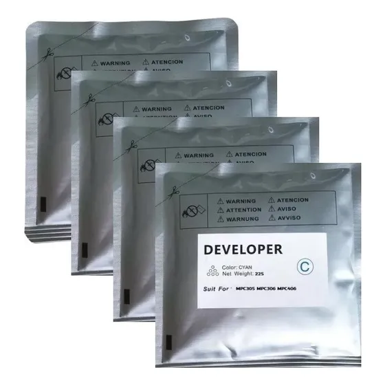 Kit 4 Reveladores Ricoh Mpc305 Mpc306 Mpc406 C305 C306 C406