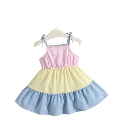 Vestido Bebe Colores Pasteles 18meses Shein Niña