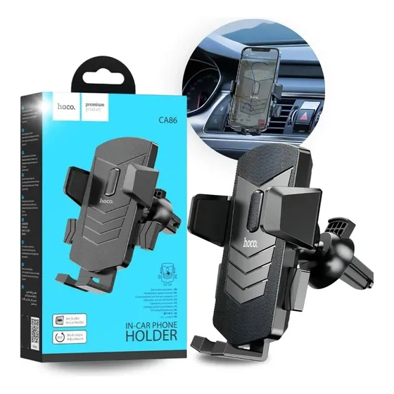 Soporte Celular Rejilla Auto Resistente Hoco Ajustable 360